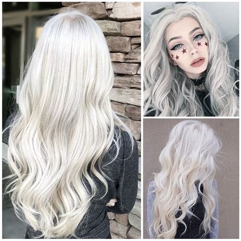 white long curly wig|long wavy wigs for white women.